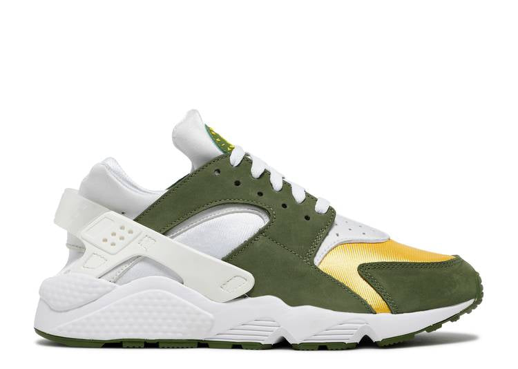 NIKE AIR HUARACHE LE X STUSSY "DARK OLIVE" 2021