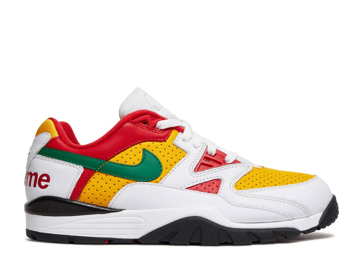 NIKE X SUPREME X AIR CROSS TRAINER 3 LOW 'WHITE UNIVERSITY GOLD'