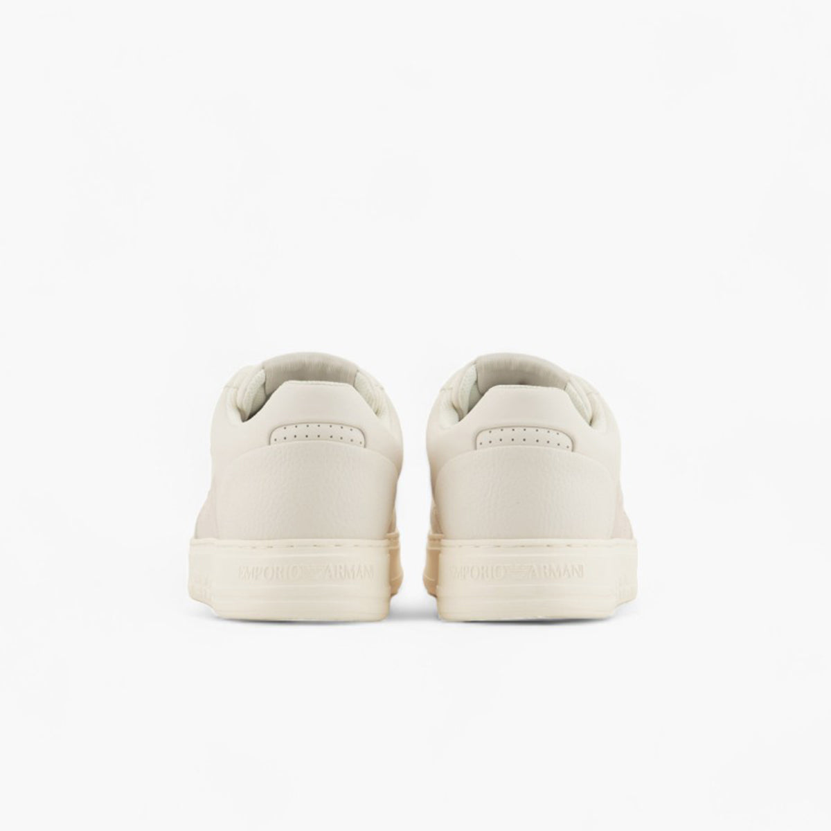 Regenerated Leather Sneaker With Stitch Detailing