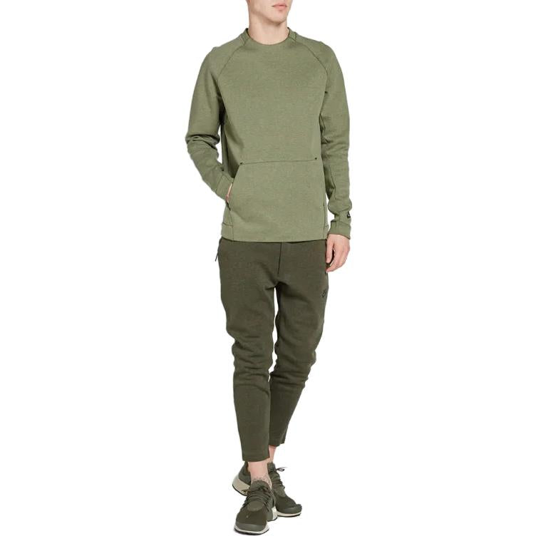 Nike Tech Fleece Plain Crew 'Palm Green Heather' 805140-387