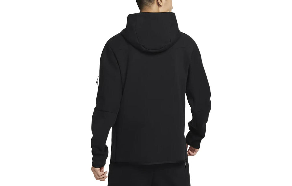 Nike Tech Fleece Pullover Graphic Hoodie 'Black' DX0578-010