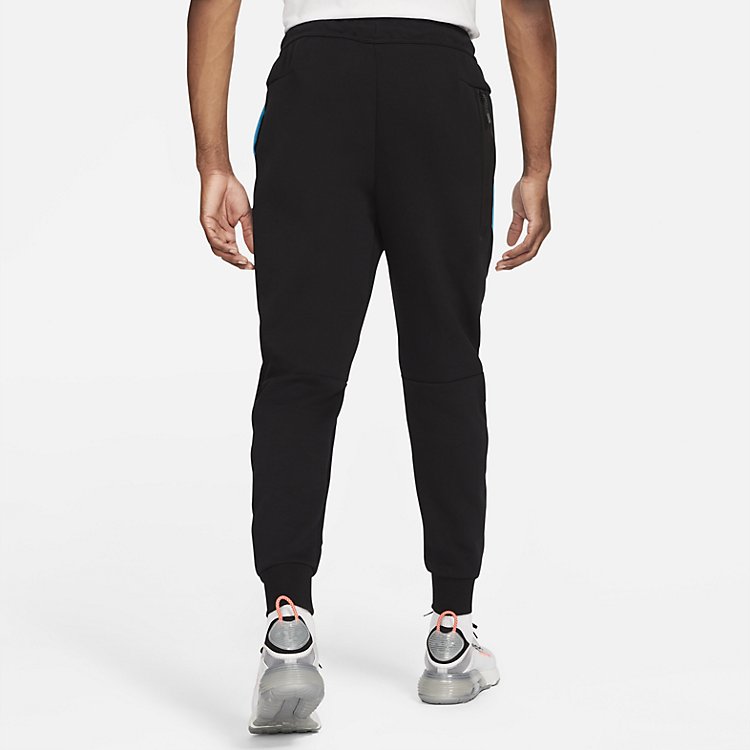 Nike Sportswear Tech Fleece Sweatpants 'Black Blue Fury' CU4495-015