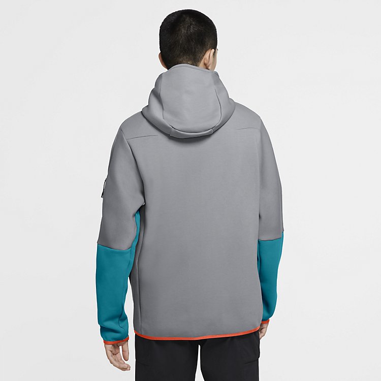 Nike Sportswear Tech Fleece Full-Zip 'Grey Turquoise' CU4489-012