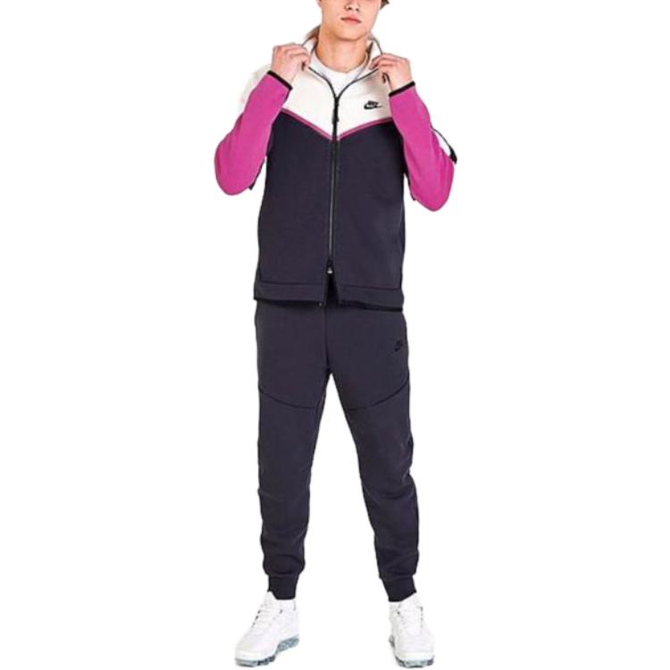 Nike Sportswear Tech Fleece Full Zip Up Hoodie 'Cave Purple Active Pink' CU4489-031