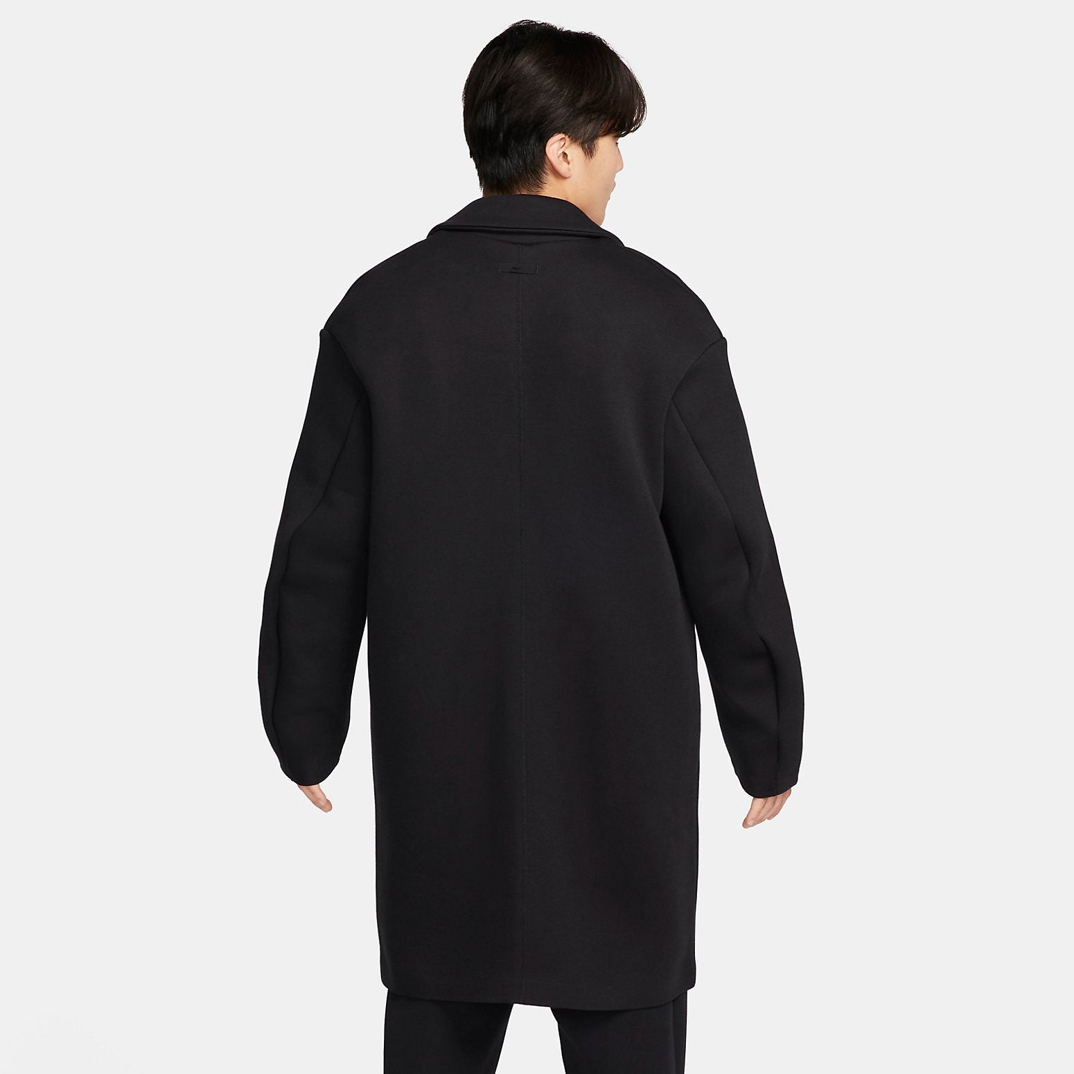 Nike Sportswear Tech Fleece Reimagined Loose Fit Trench Coat 'Black' FN0602-010