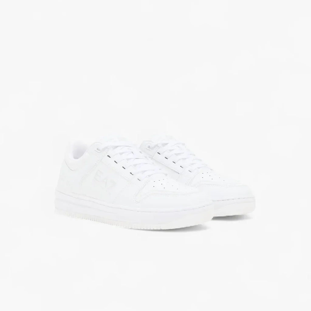 Low Top Sneakers With Monochromatic Branding