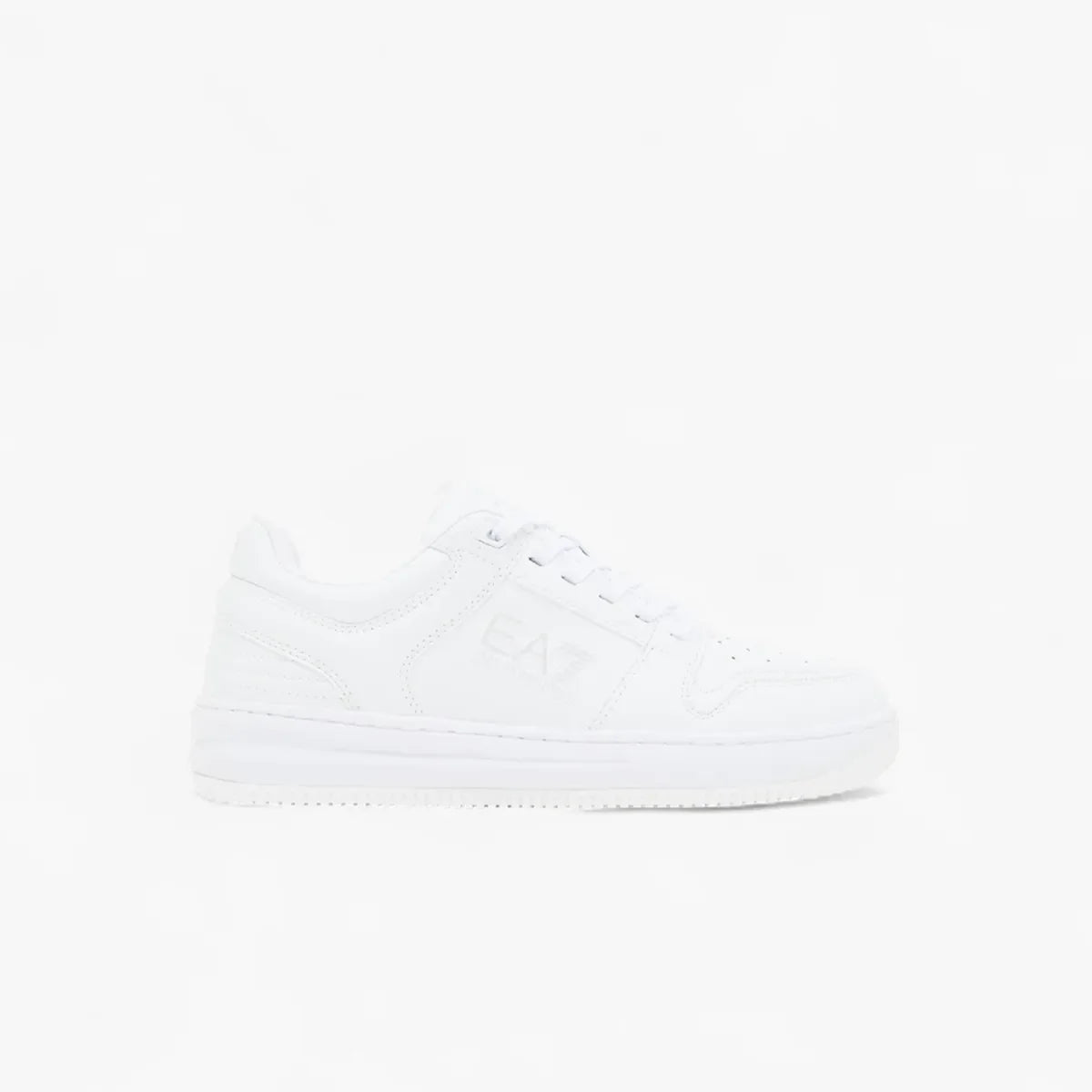 Low Top Sneakers With Monochromatic Branding