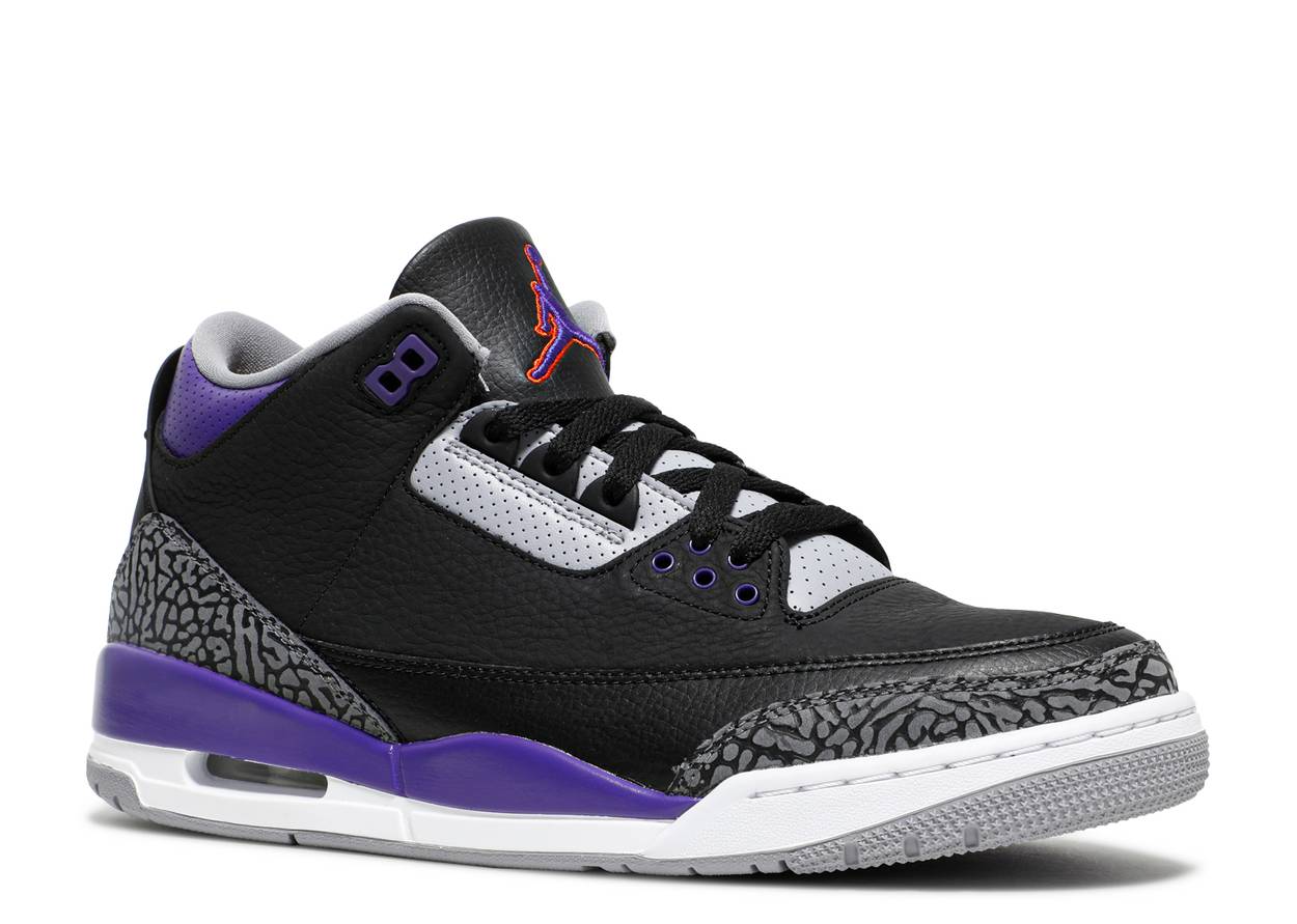 AIR JORDAN 3 RETRO 'COURT PURPLE'