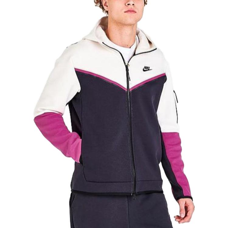 Nike Sportswear Tech Fleece Full Zip Up Hoodie 'Cave Purple Active Pink' CU4489-031