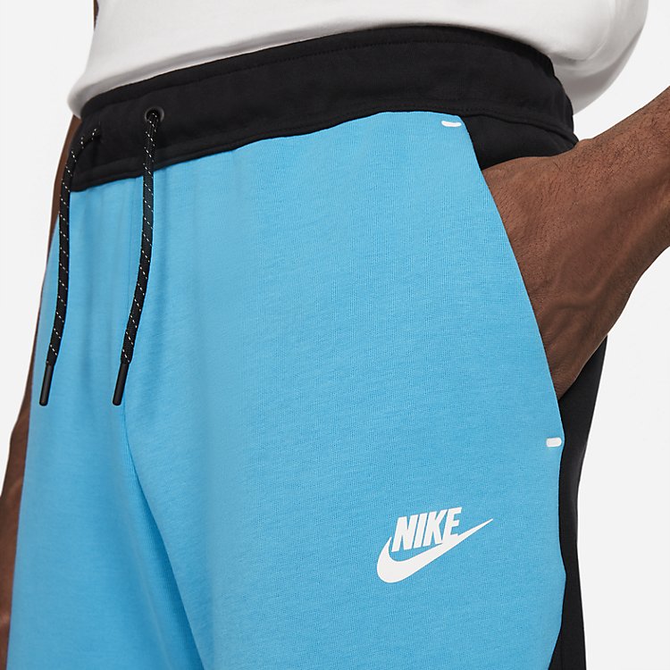 Nike Sportswear Tech Fleece Sweatpants 'Black Blue Fury' CU4495-015
