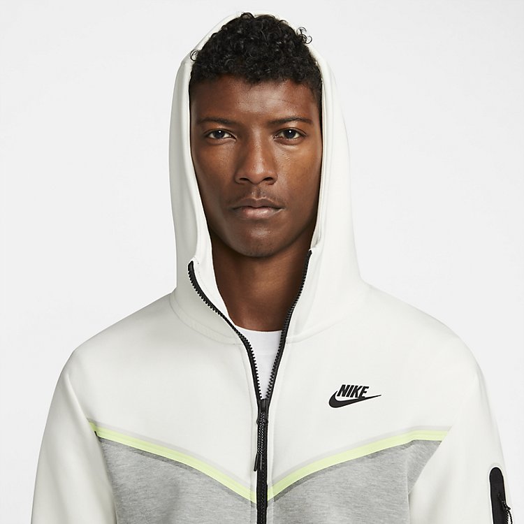 Nike Sportswear Tech Fleece Fullzip Hoodie 'Sail Grey' CU4489-133