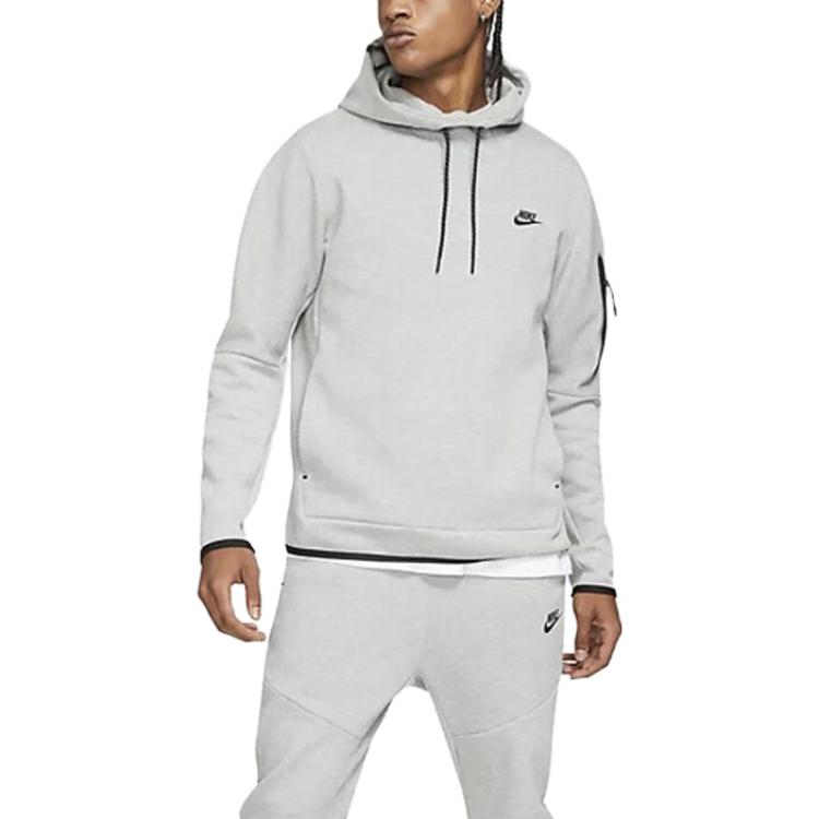 Nike Tech Fleece Pull Over Hoodie 'Dark Grey Heather' DD5174-063