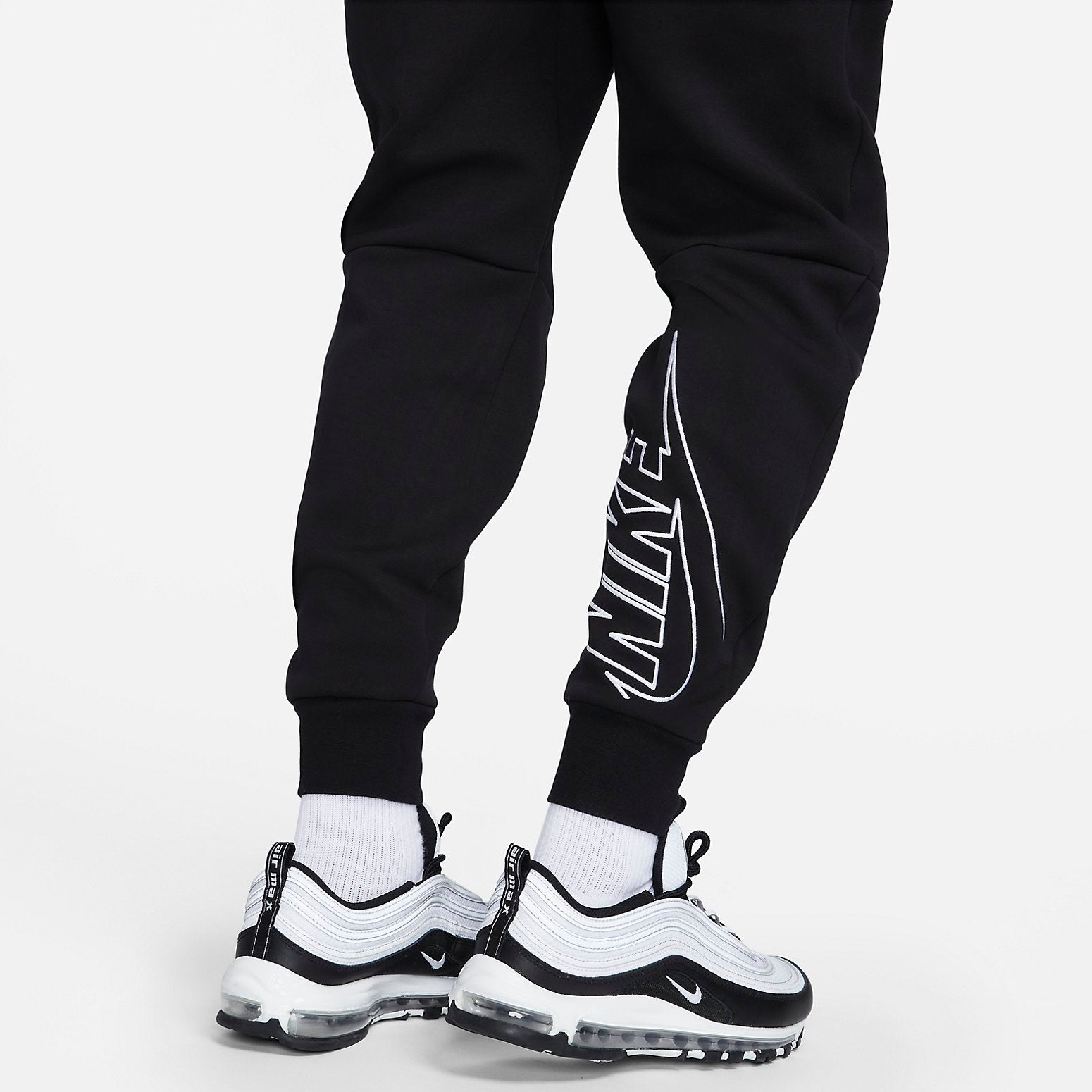 Nike Tech Fleece Men's Graphic Joggers 'Black' DX0581-010