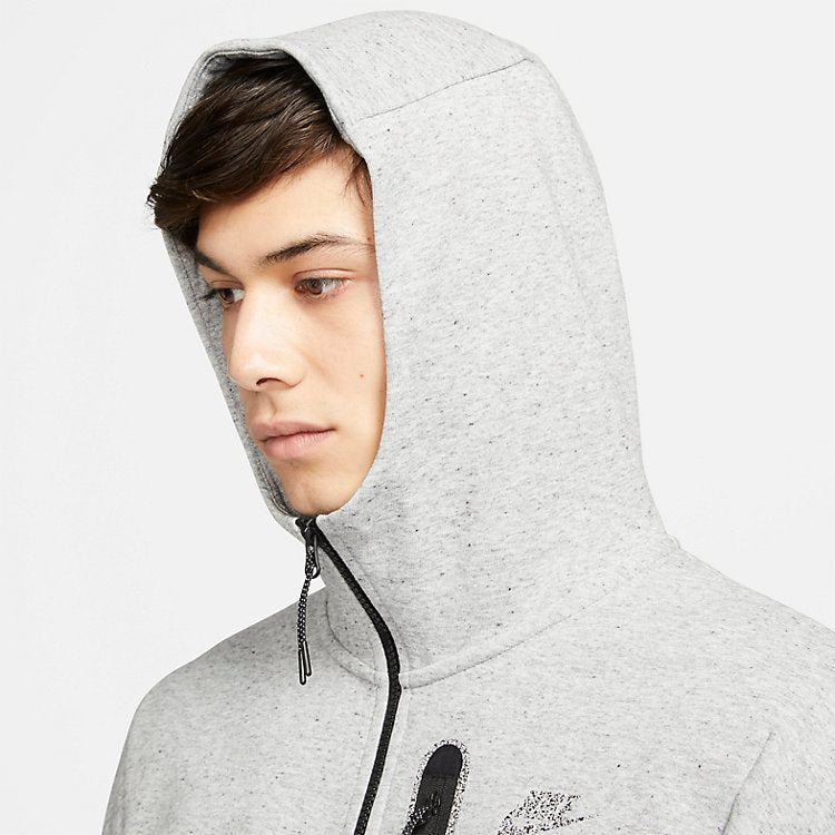 Nike Sportswear Tech Fleece Full Zip Hoodie 'Heather Grey' DD4688-010