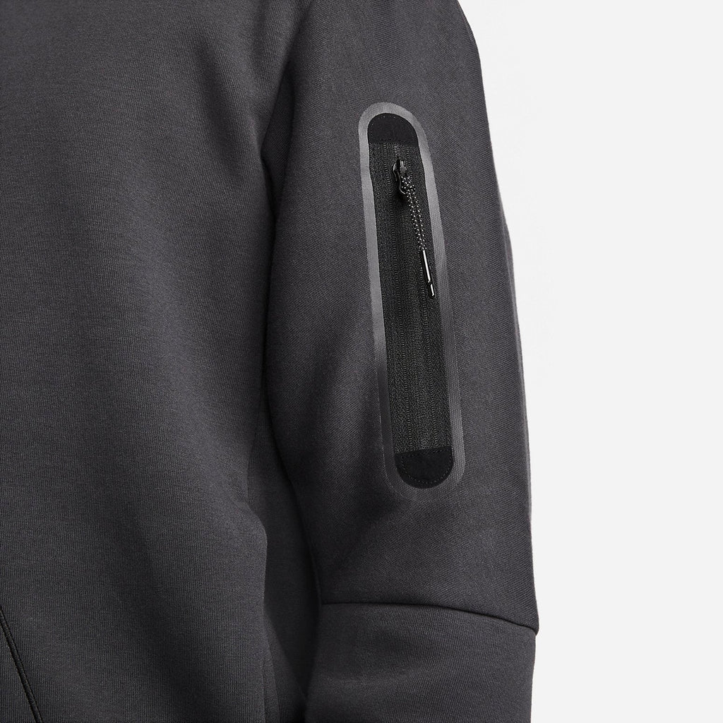Nike Tech Fleece Pullover Graphic Hoodie 'Black' DX0577-060