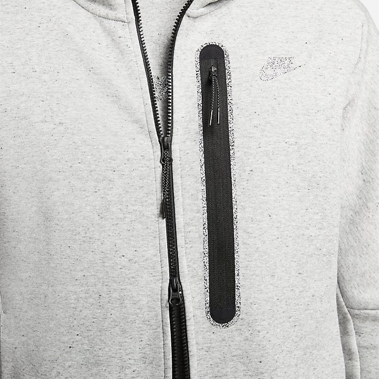 Nike Sportswear Tech Fleece Full Zip Hoodie 'Heather Grey' DD4688-010