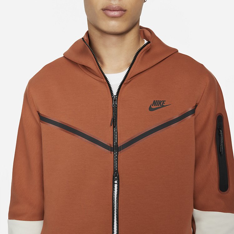 Nike Sportswear Tech Fleece Full-Zip Hoodie 'Burnt Sunrise' CU4489-825