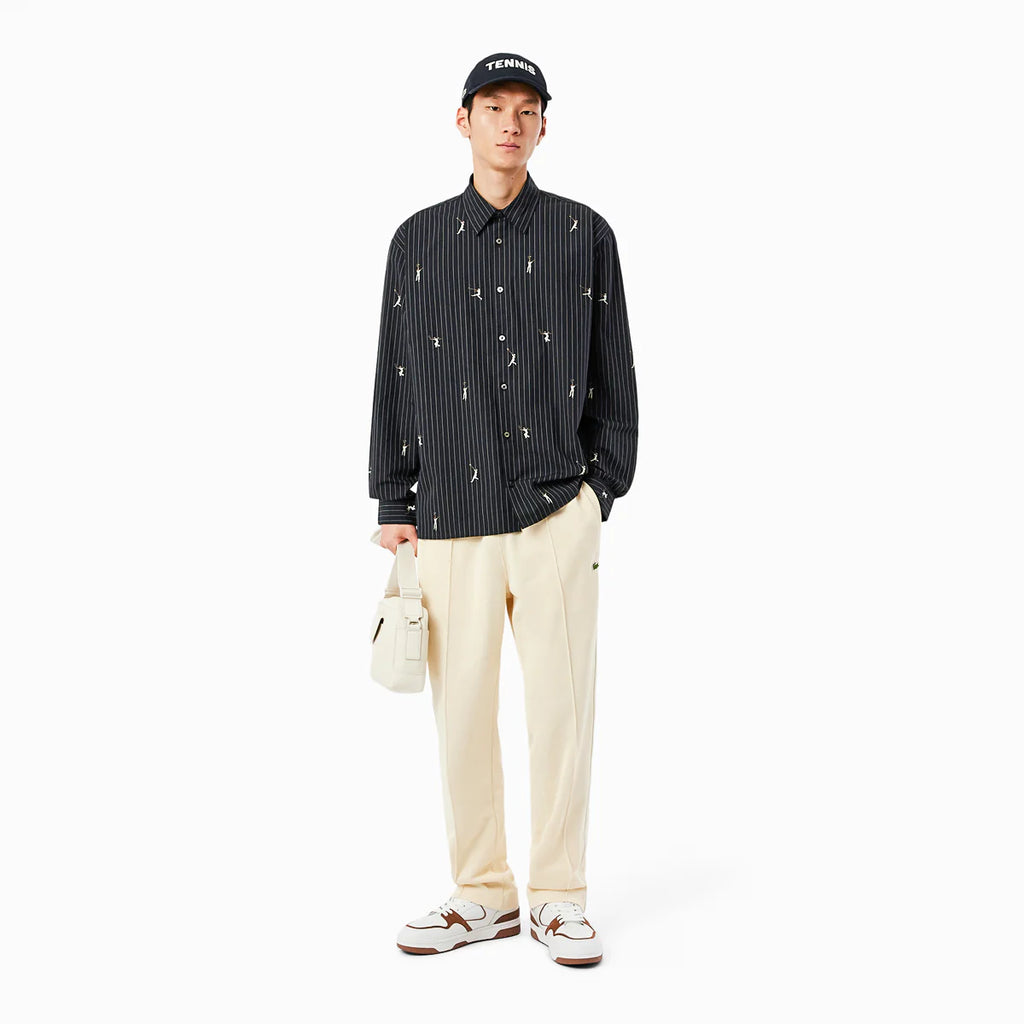 Men's Courtcage Set Leather Sneakers