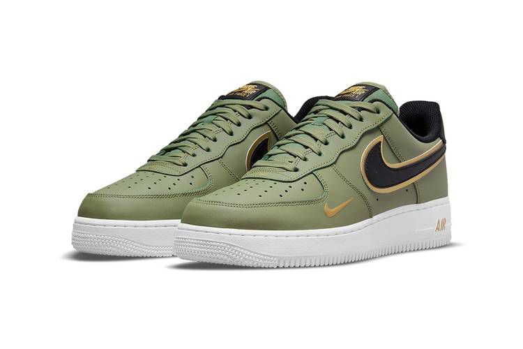 Nike Air Force 1 Low Oil Green/Gold (Unisex)