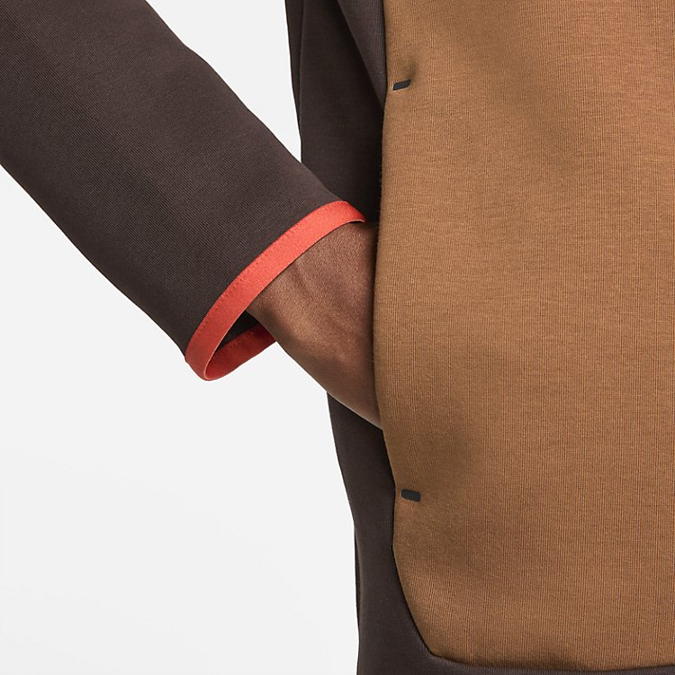 Nike Sportswear Tech Fleece Full-Zip Hoodie 'Brown Basalt' CU4489-203