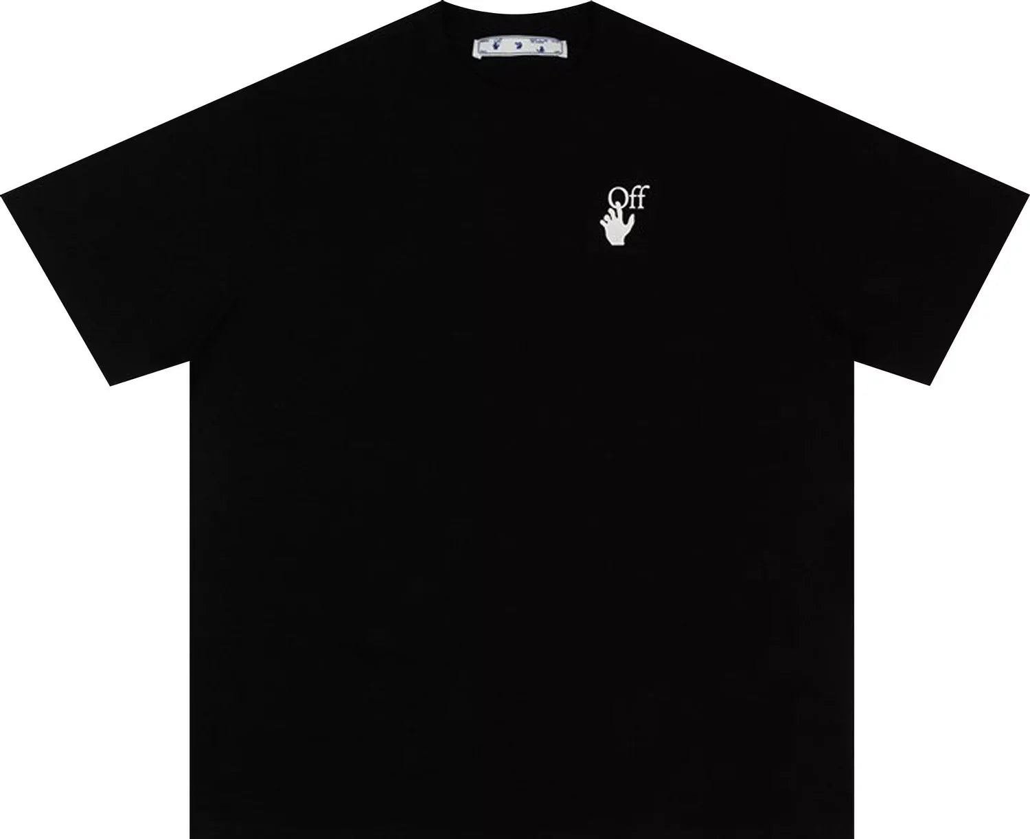 Off-White Marker Short-Sleeve Over Tee 'Black/Fuchsia' Clothing
