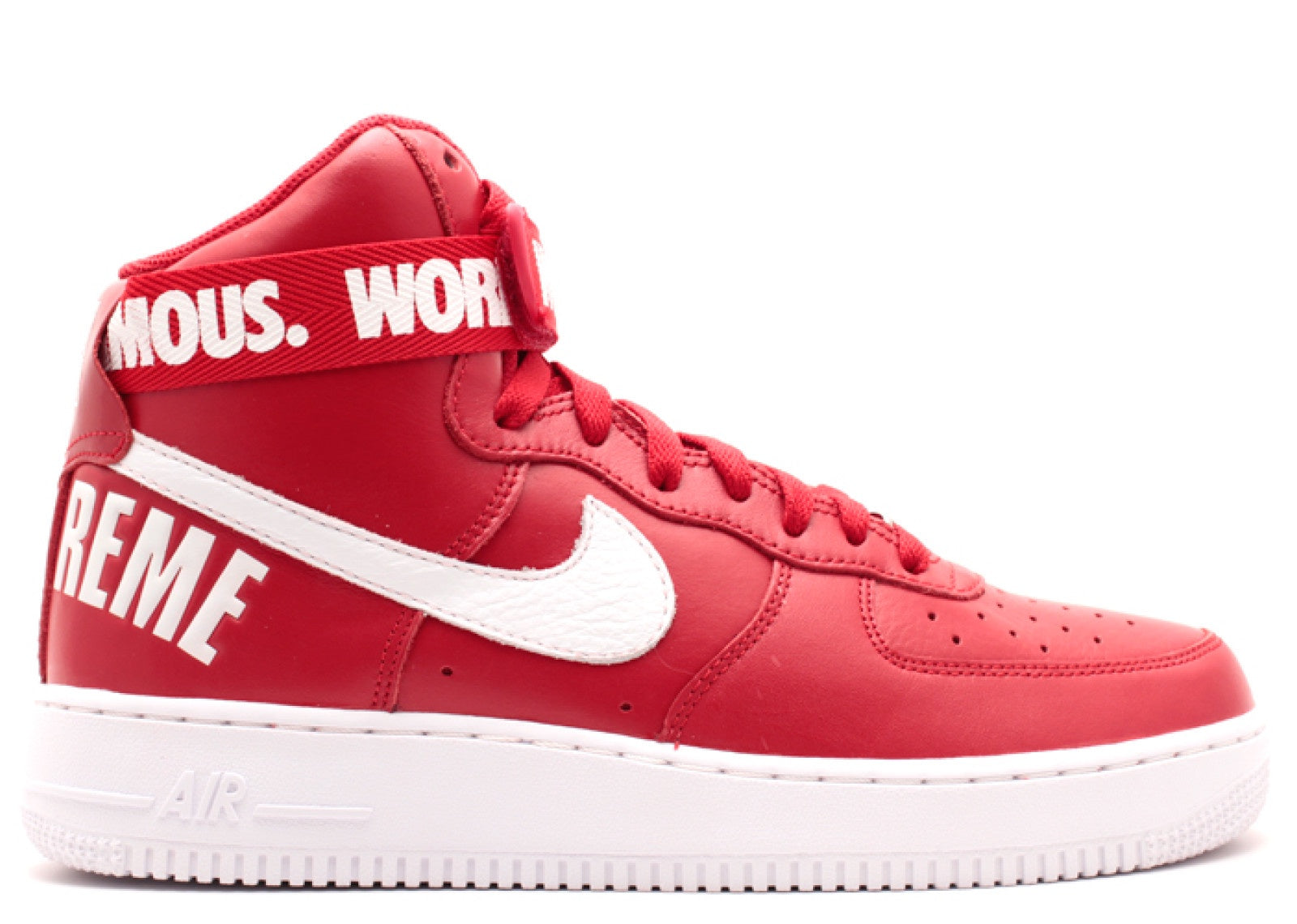 NIKE AIR FORCE 1 HIGH SP X SUPREME 'RED'