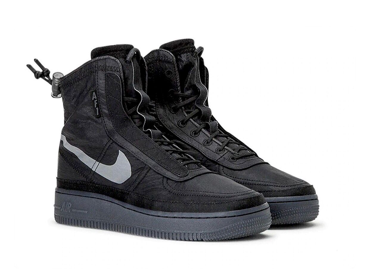 Nike Air Force Shell Triple Black (Unisex)