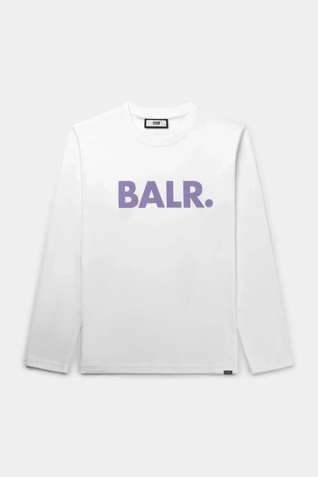 BALR. Straight Brand Logo Longsleeve Bright White