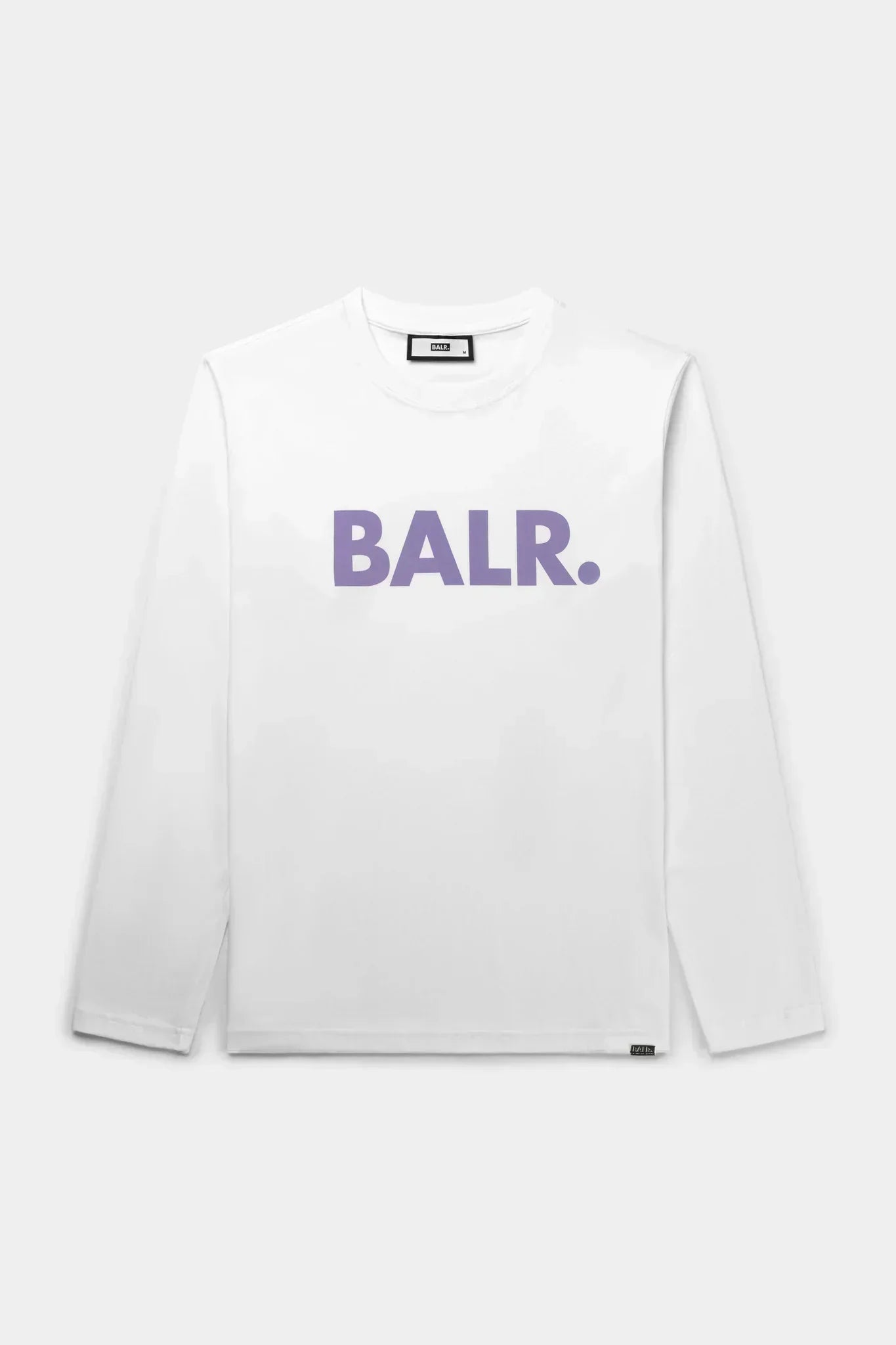 BALR. Straight Brand Logo Longsleeve Bright White