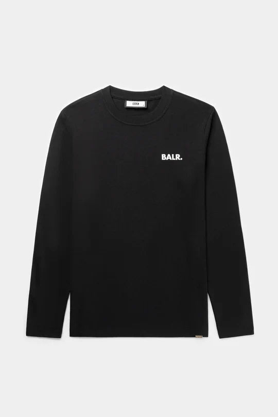 BALR. Olaf Straight Small Logo Longsleeve Jet Black