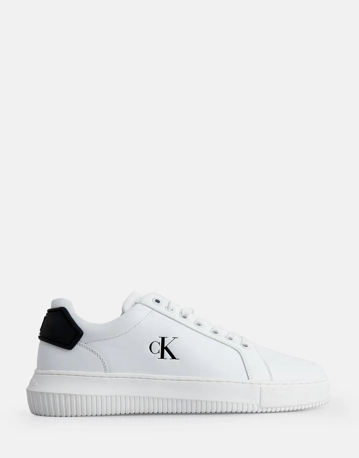 Calvin Klein Chunky Cupsole RU Patch White Sneakers