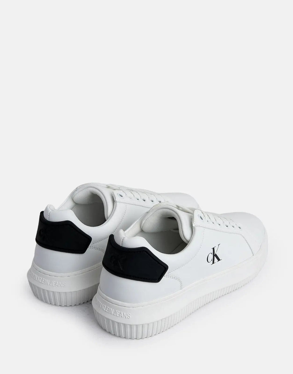 Calvin Klein Chunky Cupsole RU Patch White Sneakers