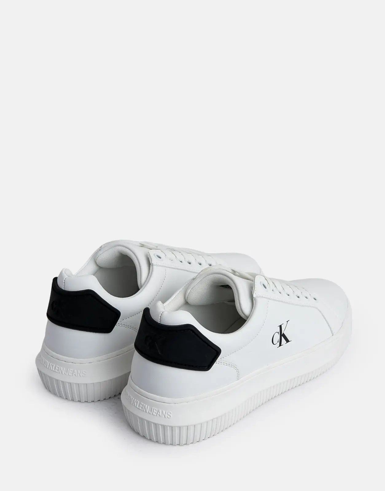 Calvin Klein Chunky Cupsole RU Patch White Sneakers