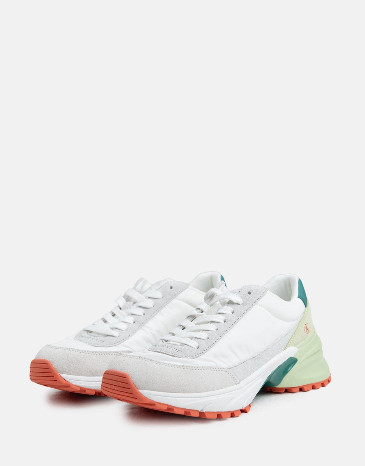 Calvin Klein Hike Runner Nylon Mix White Sneaker