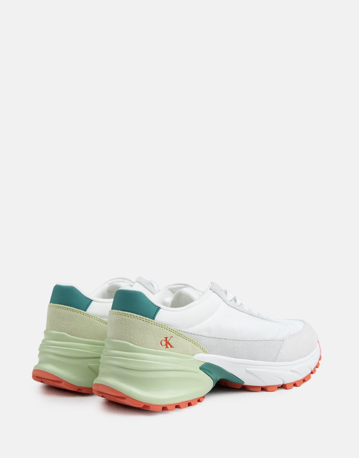 Calvin Klein Hike Runner Nylon Mix White Sneaker