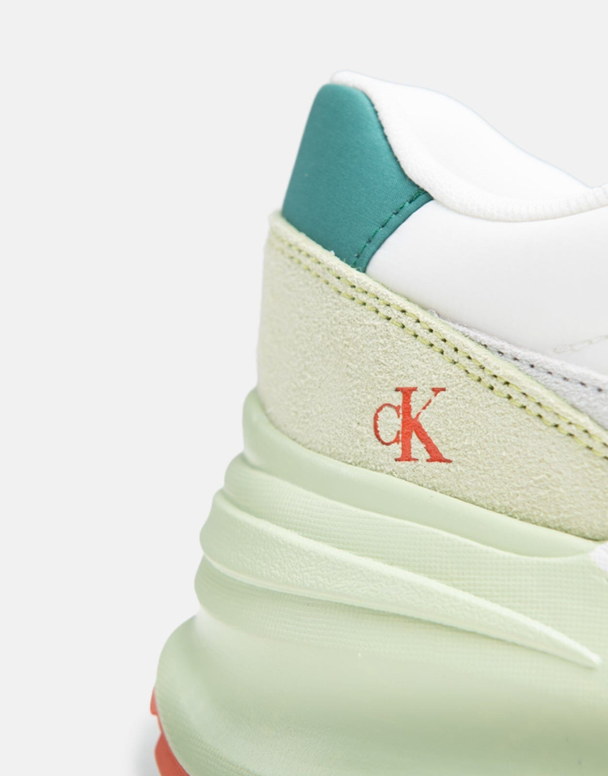 Calvin Klein Hike Runner Nylon Mix White Sneaker