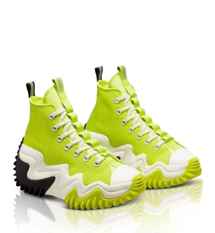 Converse All Star High Lime Green Run Star (Unisex)