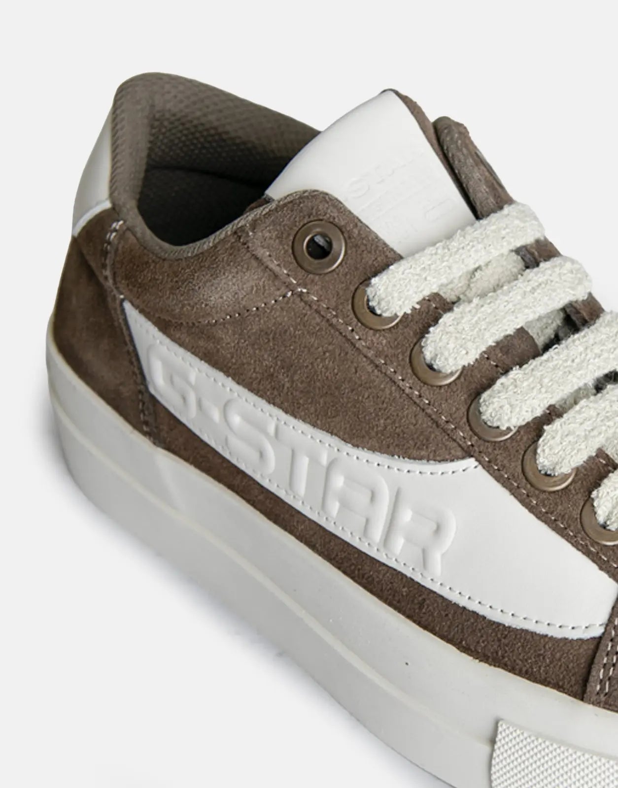 G-Star RAW Loom Basic Women Taupe/Off White Sneakers