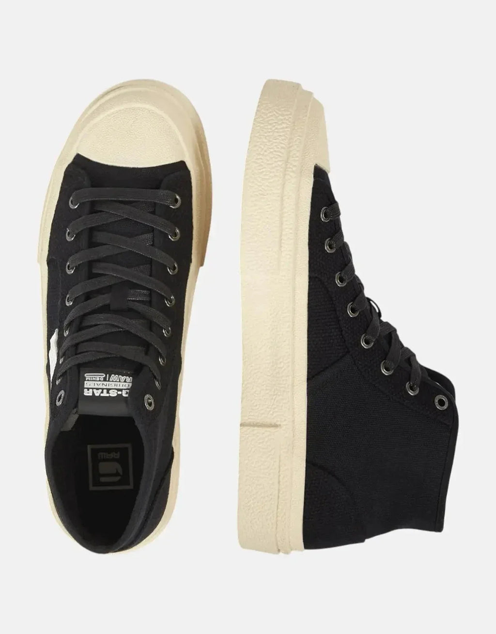G-Star RAW Vodan Mid Basic Black/White Sneakers