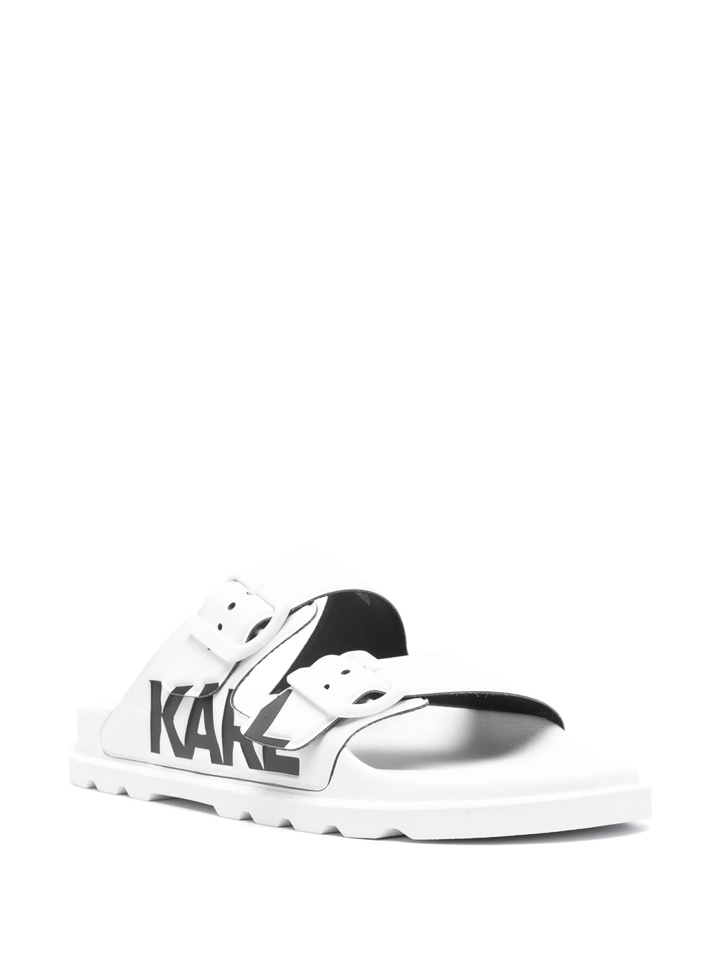 Karl Lagerfeld logo-debossed slides