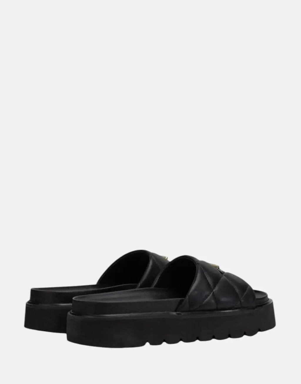 Replay Muddy Quilt Black Slides