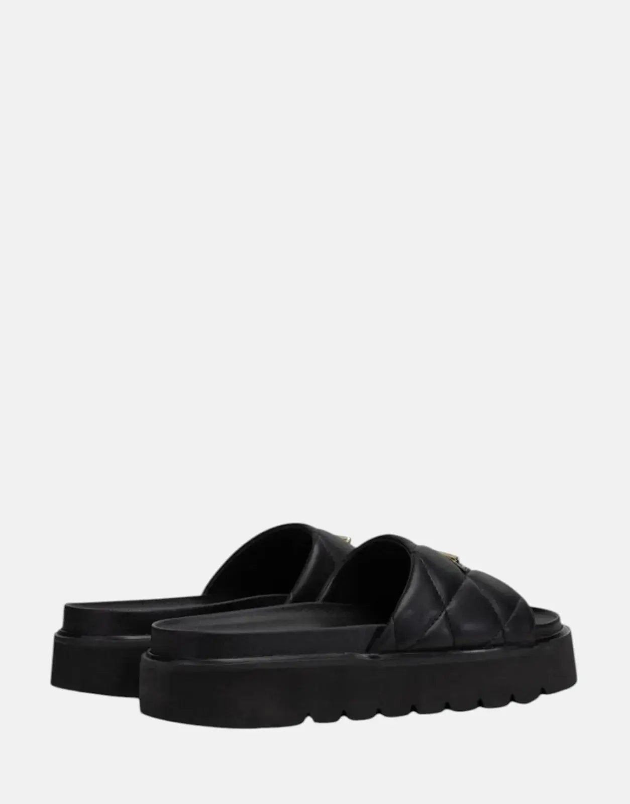 Replay Muddy Quilt Black Slides