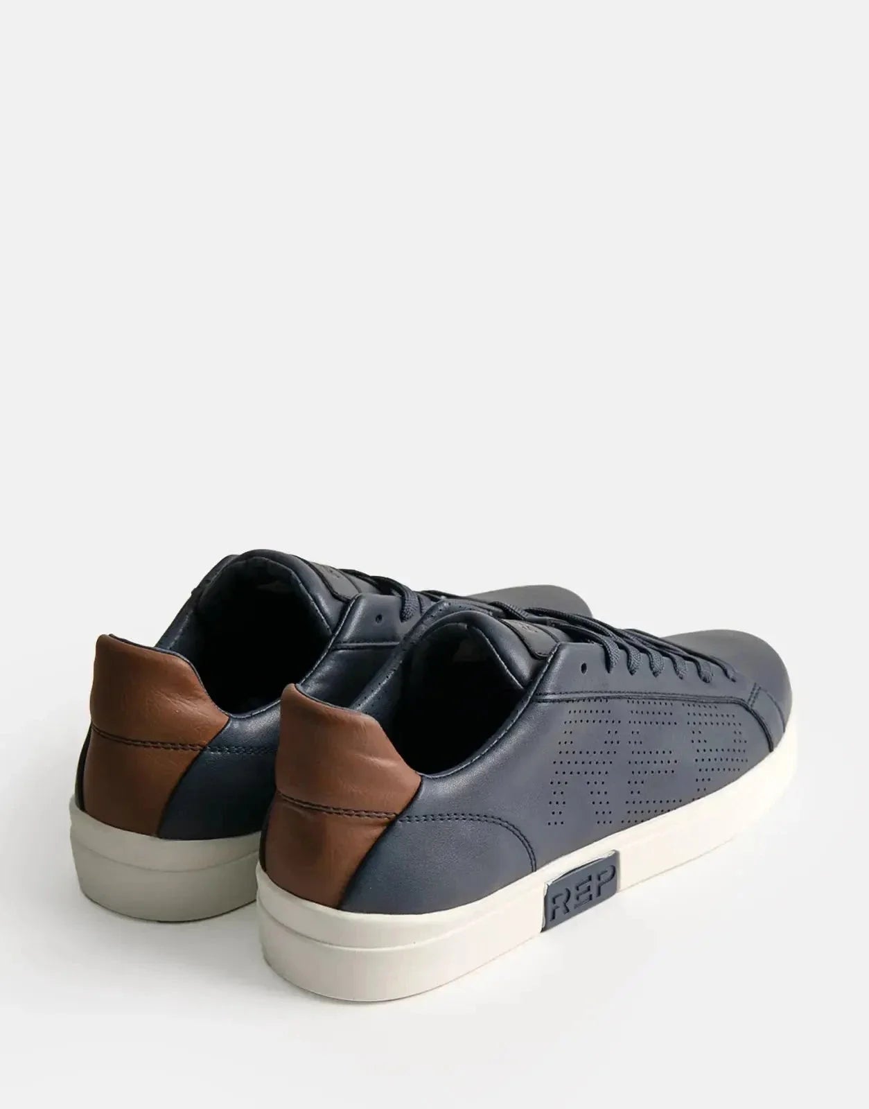 Replay Polys Studio Navy/Brown Sneakers