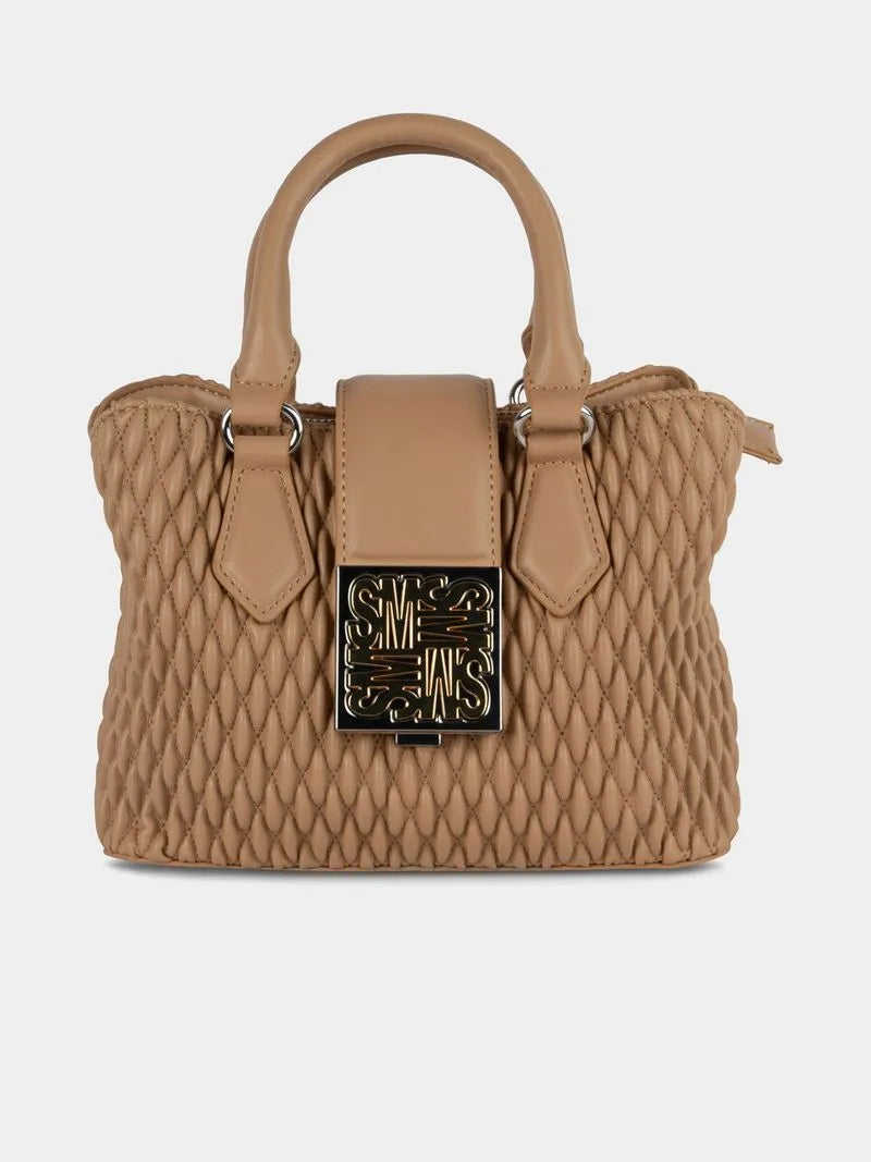 Steve Madden Beige Btomlin Top Handle Handbag