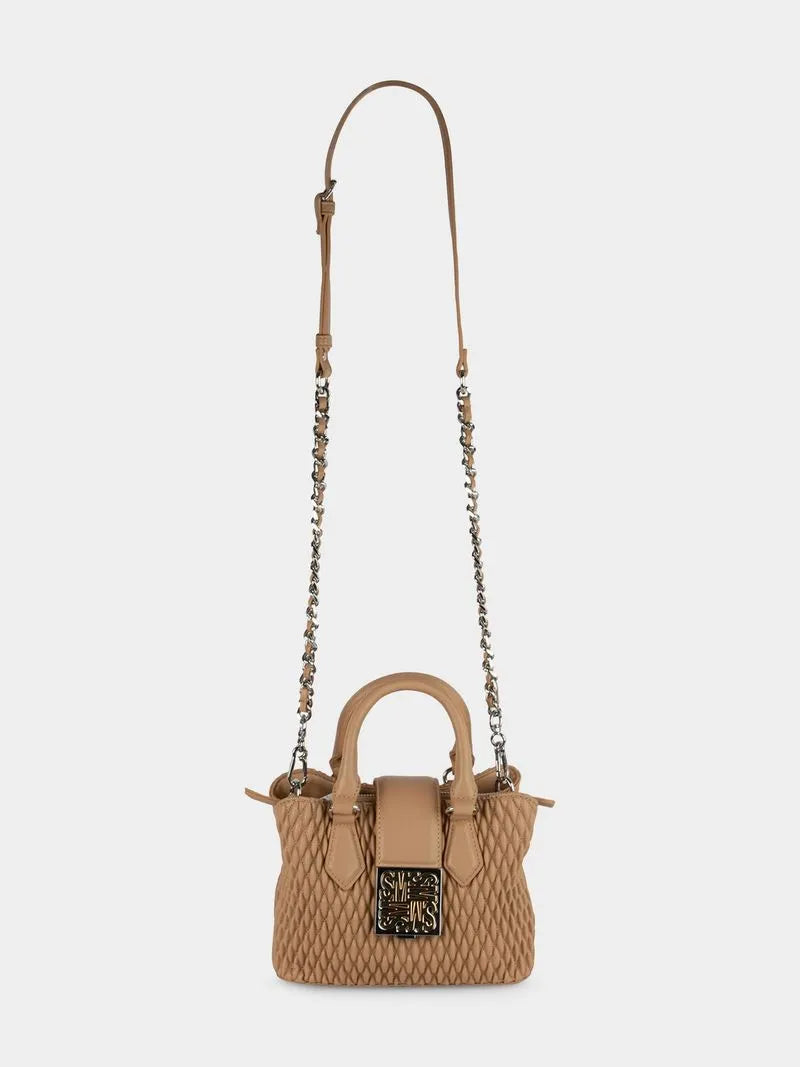 Steve Madden Beige Btomlin Top Handle Handbag