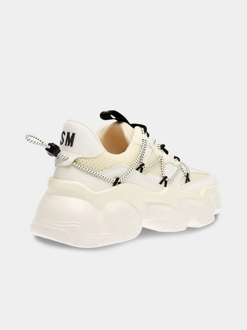 Steve Madden Cream Spectator Sneakers Steve Madden