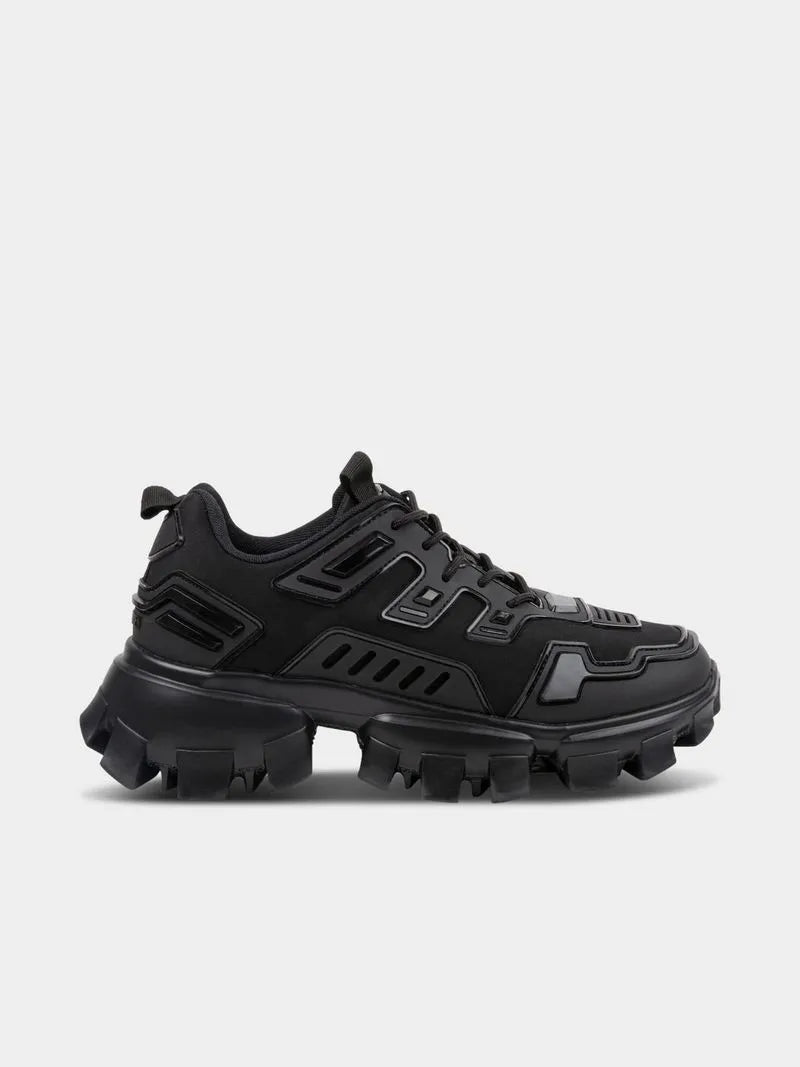 Steve Madden Black Prize Athletic Sneakers