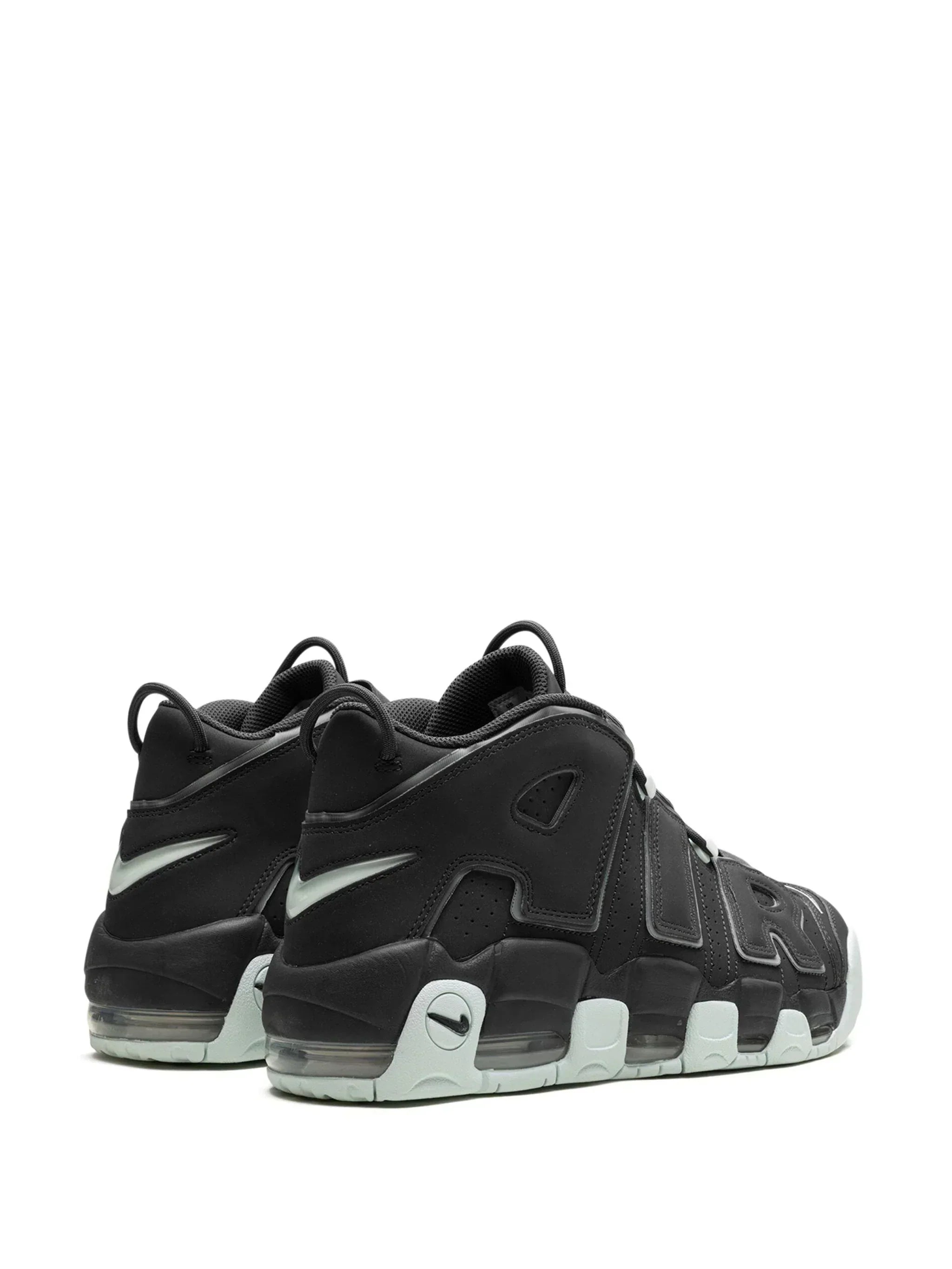 Nike Air More Uptempo "Dark Smoke Grey/Light Smoke Grey/Barely Green" sneakers