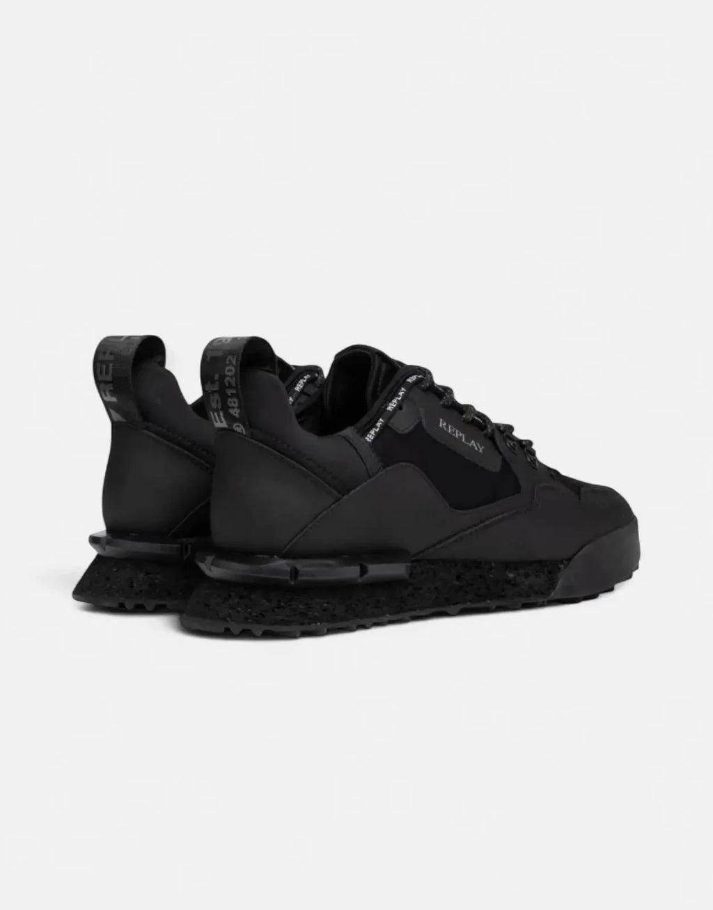 Replay Field Speed Pipe Black Sneaker