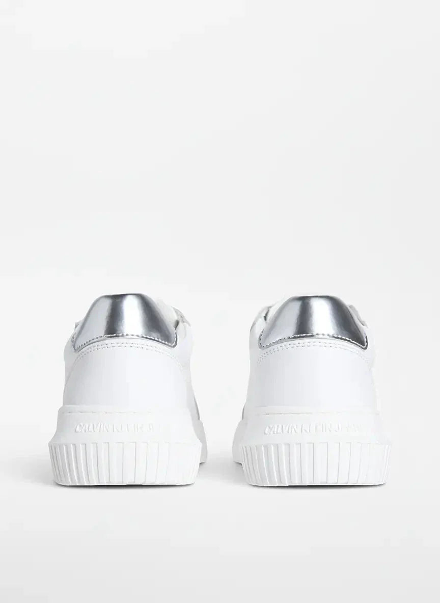 Calvin Klein Chunky Cupsole Leather White Sneaker